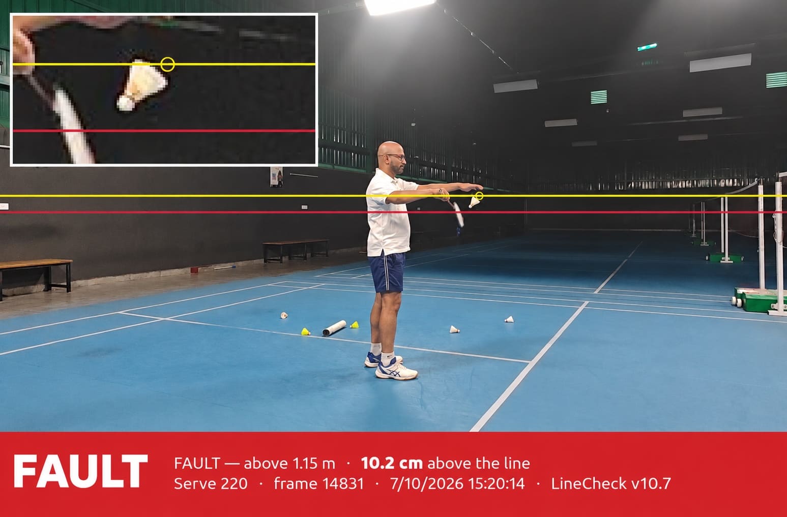ServeCheck FAULT call with the frame it was made from
